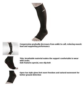Zamst LC-1 Open Toe Compression Calf Sleeve