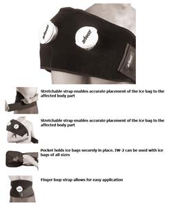Zamst IW-2 Set Wrap With 2 Large Ice Bags