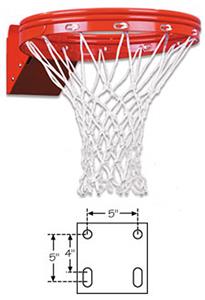 FT187D Super Duty Double Rim Flex Basketball Goal