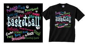 ImageSport Basketball Graffiti Tshirt Gifts
