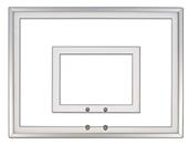 36"x54" Tempered Glass Basketball Backboards FT216 36"x54" Tempered Glass Basketball Backboards FT216