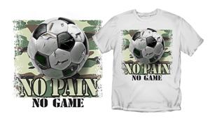 Coed Soccer "No Pain No Game" T-shirts