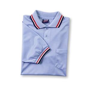 Dalco "Lt. Blue/Scarlet Collar" Umpire Shirts