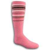 Wigwam Youth Pink Snow Swirl Knee Length Socks