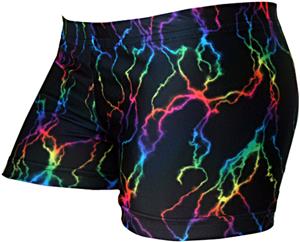 Gem Gear Compression Lightning Bolt Prints Shorts
