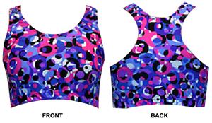 Gem Gear Droplets Racer Back Sports Bra