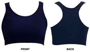 Gem Gear Navy Racer Back Sports Bra