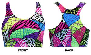 Gem Gear Jungle Safari Racer Back Sports Bra