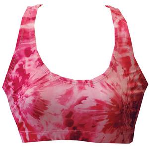 Fit 2 Win Annabelle Red Swirl Sports Bra