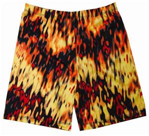 Fit 2 Win Miami Crazy Inferno Compression Shorts