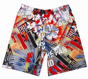 Fit 2 Win Miami Crazy Art Deco Compression Shorts