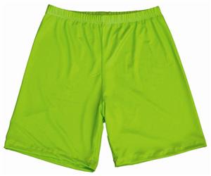 Miami Crazy Neon Green Compression Shorts