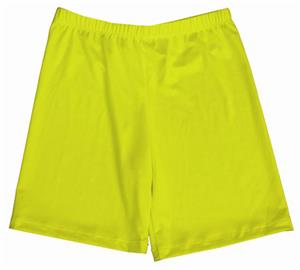 Miami Crazy Neon Yellow Compression Shorts