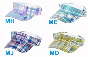 Fit 2 Win 100% Cotton Madras Visor 4 Styles