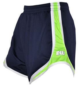 Fit 2 Win Womens Sprinter Navy Swiss Pique Shorts