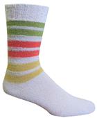 Closeout Striped Fashion Socks PAIR