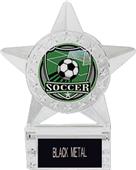 Hasty Awards 6" Soccer Star Ice Trophy W/Inserts Hasty Awards 6" Soccer Star Ice Trophy W/Inserts