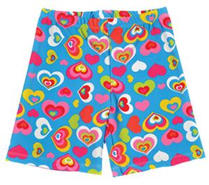 Fit 2 Win Miami Crazy Hearts Compression Shorts