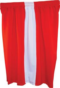 Fit 2 Win Mens Captain 8" Red/White Shorts