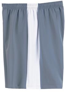 Fit 2 Win Mens Captain 8" Silver/White Shorts
