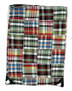 Fit 2 Win Madras Drawstring 13"x17" Backpack - MJ