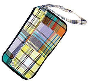 Fit 2 Win Madras Loop Wristlet Bag - MT