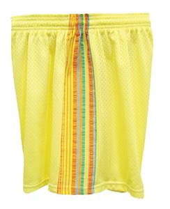 Fit 2 Win Savannah Tricot Mesh 5" Yellow Shorts