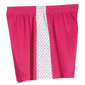 Fit2Win Daisy Polka Dot Pink Mesh Shorts
