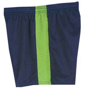 Fit2Win Daisy Polka Dot Navy Lime Mesh Shorts