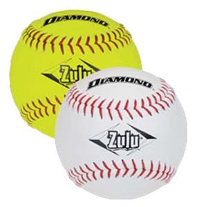 Diamond Zulu Slowpitch - Red Stitch Softballs