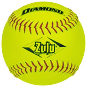 Diamond Zulu Red Stitch ASA Slowpitch Softballs
