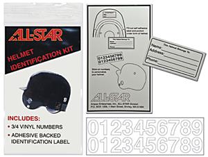 ALL-STAR ID Kit for Baseball Batter's Helmets