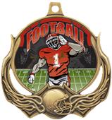 Hasty Awards Football Ultimate 3-D Medals M-727F