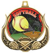 Hasty Awards Softball Ultimate 3-D Medals M-727O