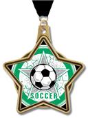 Hasty Awards 2.25" All-Star Insert Soccer Medals