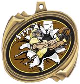 Hasty Award Football Bust-Out Insert Medal M-2201F Hasty Award Football Bust-Out Insert Medal M-2201F