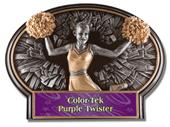 Hasty Awards Cheerleading Burst-Out Resin Trophies
