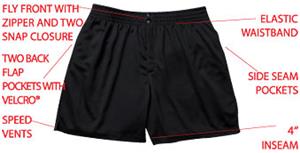 H5 Women's Supreme Soccer Ref Shorts Closeout