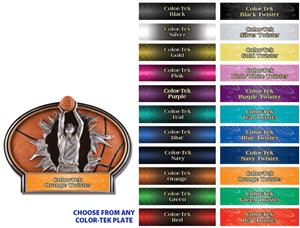 Hasty Award Basketball Burst-Out Resin Girl Trophy
