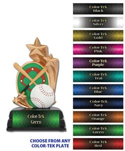 6" Baseball Sport Star Resin Trophies