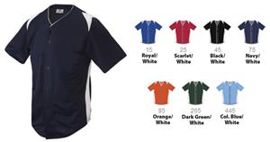 Teamwork Adult Machete Full Button Mesh Jersey