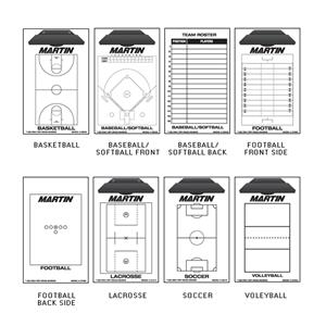 Martin Easy Wipe Plastic Coaching Boards