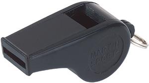 Martin Large Black Plastic Whistles-Dozen
