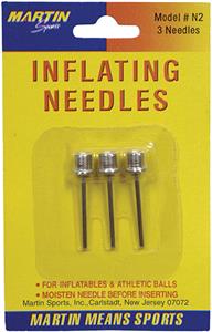 Martin Blister Card of 3 Inflating Needles