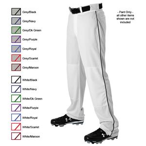 Alleson 605WLBY Youth Baseball Pants w/Braid