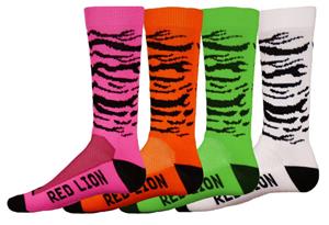 Red Lion Zebra Crew Socks - 4 Colors