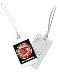 Original Luggage Tag w/Orange Ball in Mouth