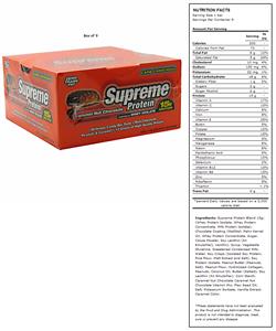 Supreme Protein Caramel Nut Chocolate Protein Bars
