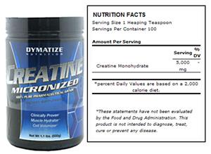 Dymatize Nutrition Micronized Creatine