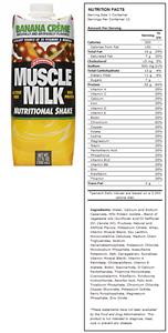 CytoSport Muscle Milk Banana Creme Protein Shakes